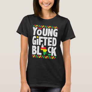 若い才能と黒人のアメリカ人プライドブラックヒストル Tシャツ