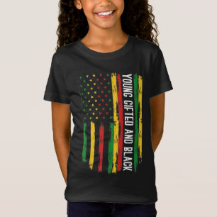 若い才能と黒人のアメリカ人プライドブラックヒストル Tシャツ