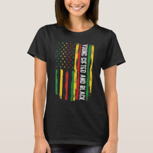 若い才能と黒人のアメリカ人プライドブラックヒストル Tシャツ