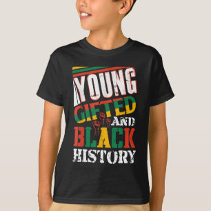 若い才能と黒人の歴史 Tシャツ