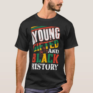 若い才能と黒人の歴史 Tシャツ
