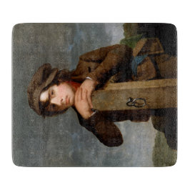 若い旅程の人(James Henry Beard) カッティングボード