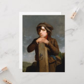 若い旅程の人(James Henry Beard) カード (正面/裏面インサイチュ)