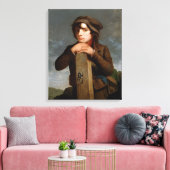 若い旅程の人(James Henry Beard) キャンバスプリント (インサイチュ (リビング))