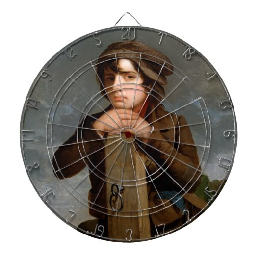 若い旅程の人(James Henry Beard) ダーツボード (正面)