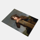 若い旅程の人(James Henry Beard) ドアマット (アングル)