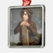若い旅程の人(James Henry Beard) メタルオーナメント (左)