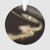 若い星を周回する2つのガス巨大外惑星 オーナメント (正面)