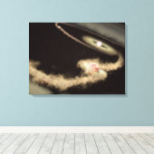 若い星を周回する2つのガス巨大外惑星 キャンバスプリント (インサイチュ (ウッドフロア))