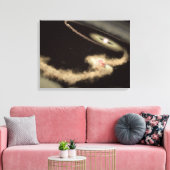 若い星を周回する2つのガス巨大外惑星 キャンバスプリント (インサイチュ (リビング))