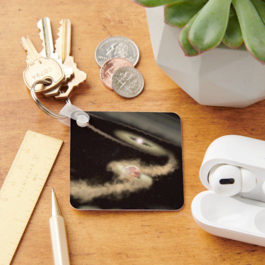 若い星を周回する2つのガス巨大外惑星 キーホルダー (デスク)