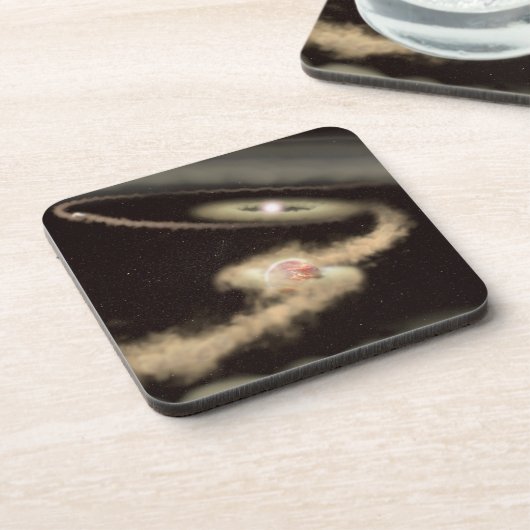 若い星を周回する2つのガス巨大外惑星 コースター (左側)