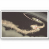 若い星を周回する2つのガス巨大外惑星 シール (正面)