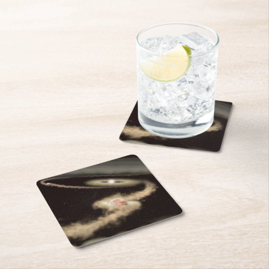 若い星を周回する2つのガス巨大外惑星 スクエアペーパーコースター (インサイチュ)