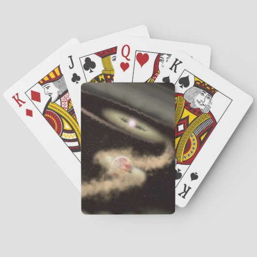 若い星を周回する2つのガス巨大外惑星 トランプ (裏面)