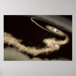 若い星を周回する2つのガス巨大外惑星 ポスター