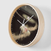 若い星を周回する2つのガス巨大外惑星 壁時計 (傾斜)