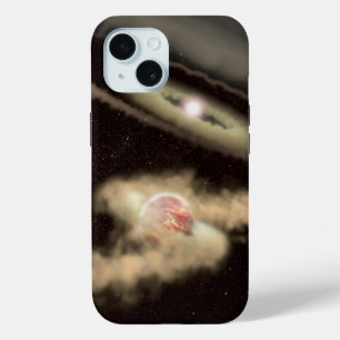 若い星を周回する2つのガス巨大外惑星 iPhone 15ケース