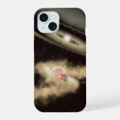 若い星を周回する2つのガス巨大外惑星 iPhone 15ケース (裏面)