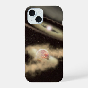 若い星を周回する2つのガス巨大外惑星 iPhone 15ケース