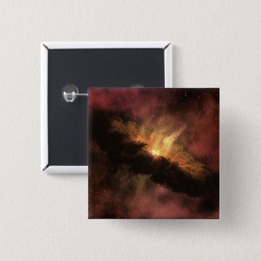 若い星 缶バッジ (正面&裏面)