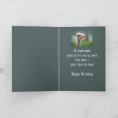 若い時は一度判断ダチョウを覆す カード (内部)