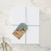 若い植物学者(ポール・ピール) ギフトタグ (より糸付き)