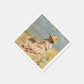 若い植物学者(ポール・ピール) スタンダードカクテルナプキン (角)