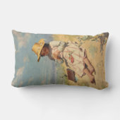 若い植物学者（ポール・ピール） ランバークッション (裏面)