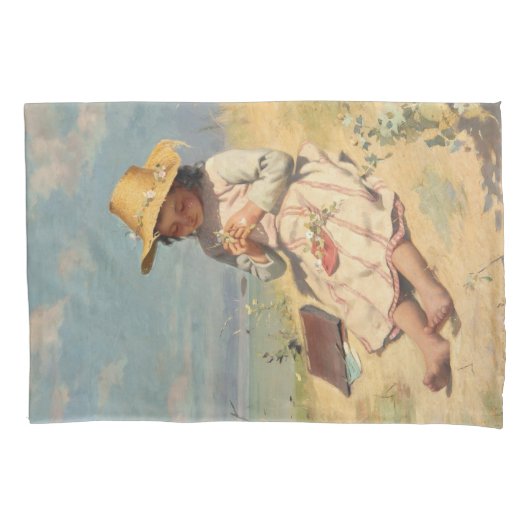 若い植物学者（ポール・ピール） 枕カバー (正面左)