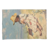 若い植物学者（ポール・ピール） 枕カバー (正面右)