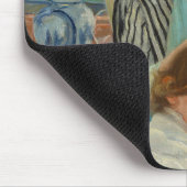 若い母裁縫 マウスパッド (コーナー)