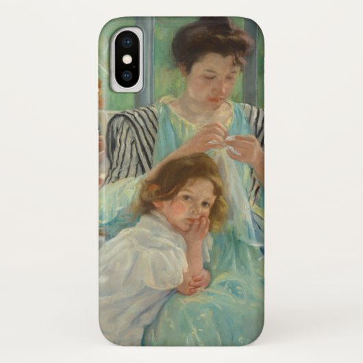 若い母裁縫 Case-Mate iPhoneケース (裏面)