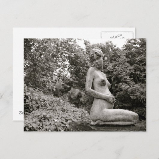 若い母親 ポストカード (正面/裏面)