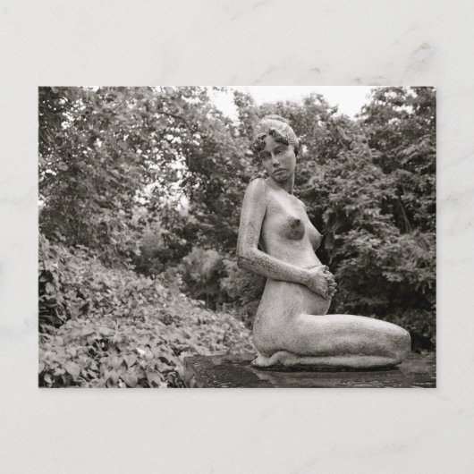 若い母親 ポストカード (正面)