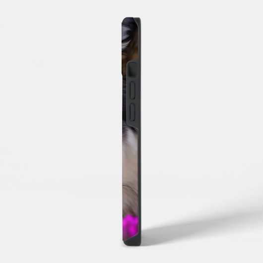 若い狼の視線 iPhoneケース (左側面)