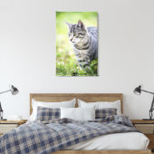 若い猫の自然 キャンバスプリント (インサイチュ (寝室))