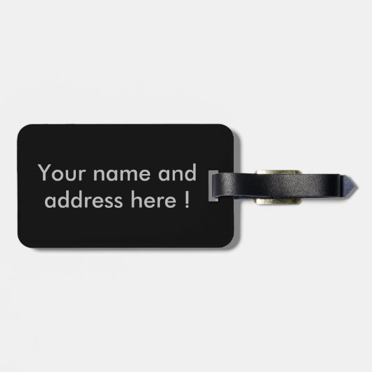 若い獅子 ラゲッジタグ (裏面横)