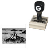 若い獅子 ラバースタンプ (押印)