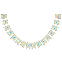 若い男の子の水玉模様かテディー・ベアの誕生日の旗布