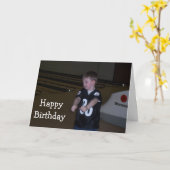 若い男の誕生日に乗せ カード (黄色い花)