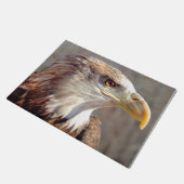 若い白頭鷲のプロフィール ドアマット (アングル)