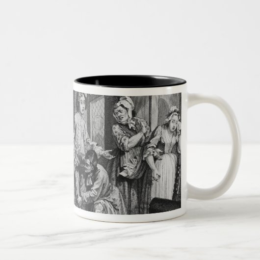 若い相続人は所有します ツートーンマグカップ (右)