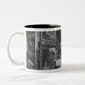 若い相続人は所有します ツートーンマグカップ (左)