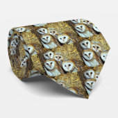 若い納屋フクロウ ネクタイ (ロール)