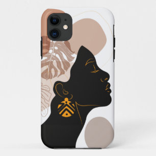 若い美しいアフリカ系アメリカ人女性 iPhone 11 ケース