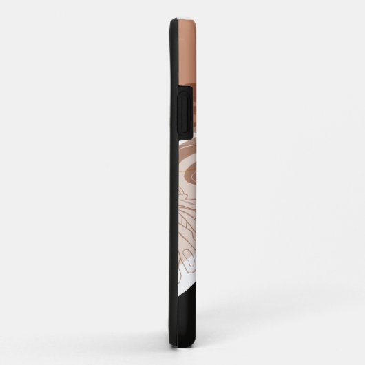 若い美しいアフリカ系アメリカ人女性 Case-Mate iPhoneケース (裏面/右)