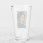 若い美しいエレガント（女性） (女性ポートレート) タンブラーグラス (裏面)