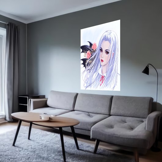 若い美しい女性 | AIアートポスター ポスター