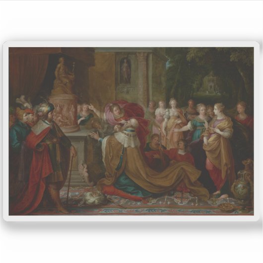 若い者フランケン – ソロモンの偶像崇拝 シール (正面)